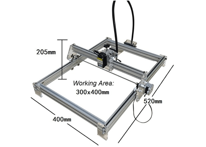 Máy-cắt-giấy-laser-mini Máy cắt Laser - Giấy, Mica, Gỗ, CO2, 1325, 1390, 1290