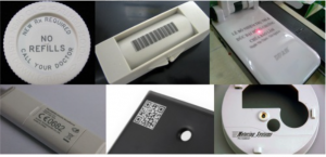 Khắc logo thương hiệu lên nhựa, khắc thông số kỹ thuật, khắc mã QR