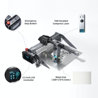 Giới thiệu về máy khắc laser mini Atomstack P9 10W