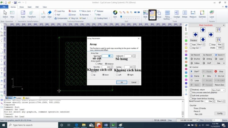 huong-dan-phan-mem-cat-laser-cypcut-7 Hướng dẫn thiết lập và vận hành phần mềm cắt laser Cypcut