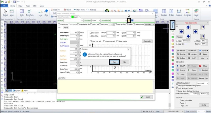 Thông số Cypcut và cách thiết lập tối ưu cho máy cắt laser
