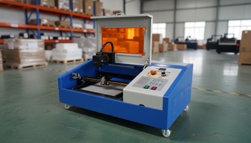 anh-img-may-laser-3020-tai-golden-micron Máy cắt khắc laser 3020 mini CO2 (40W-50W) đa năng giá rẻ