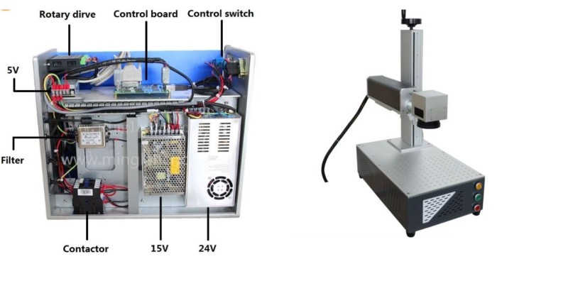 may-khac-laser-kim-loai-3 Máy khắc laser fiber mini kim loại chính hãng giá rẻ